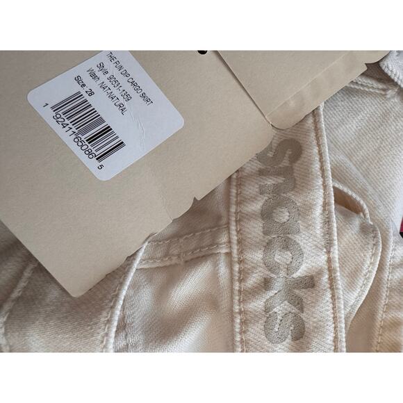 New ~ MOTHER DENIM ~ The Fun Dip Cargo Skirt Size 28 - Picture 8 of 10